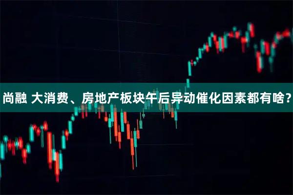 尚融 大消费、房地产板块午后异动催化因素都有啥?